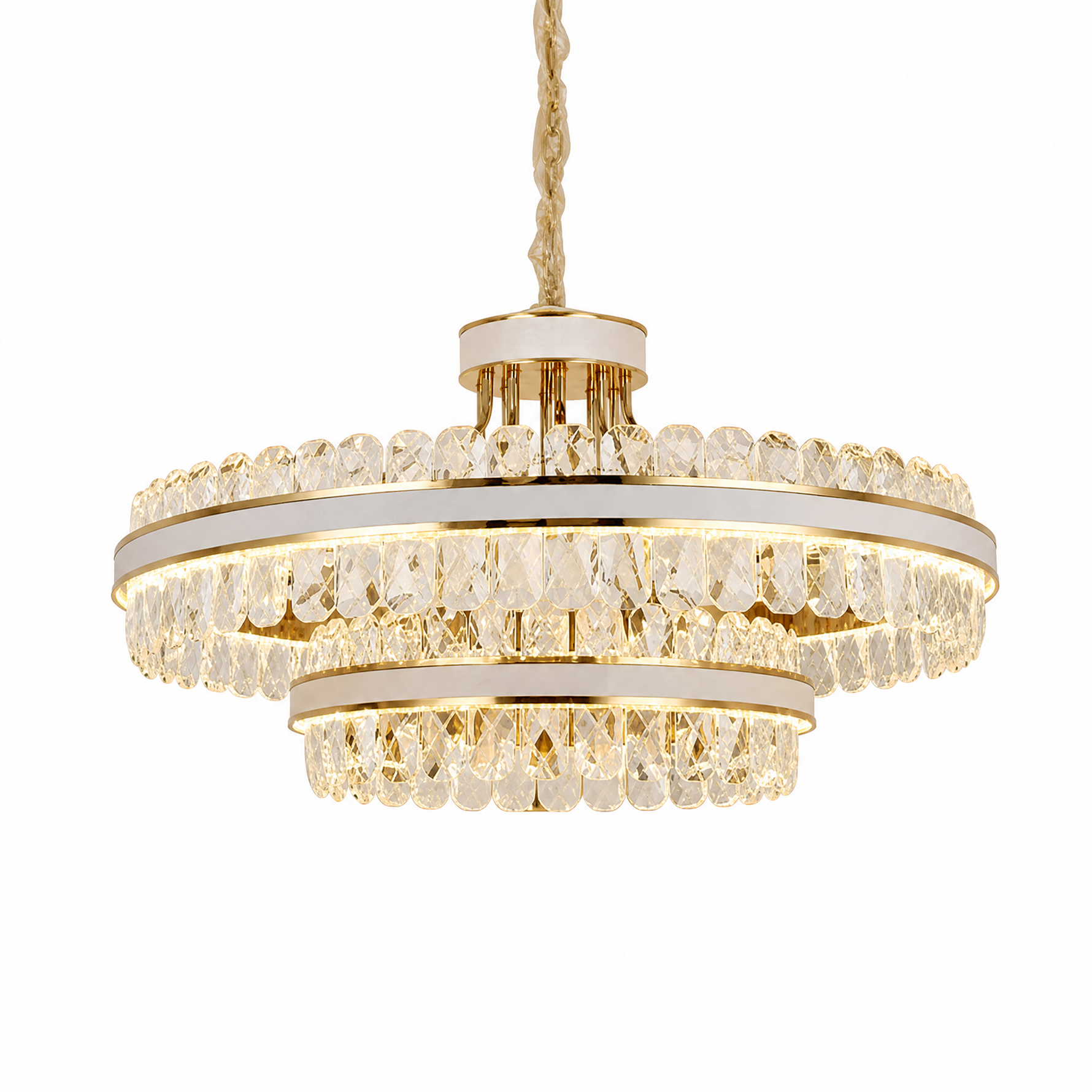 Cintura Leather Chandelier — product photo