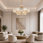 Cintura Leather Duo Chandelier