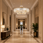 Cintura Leather Duo Chandelier