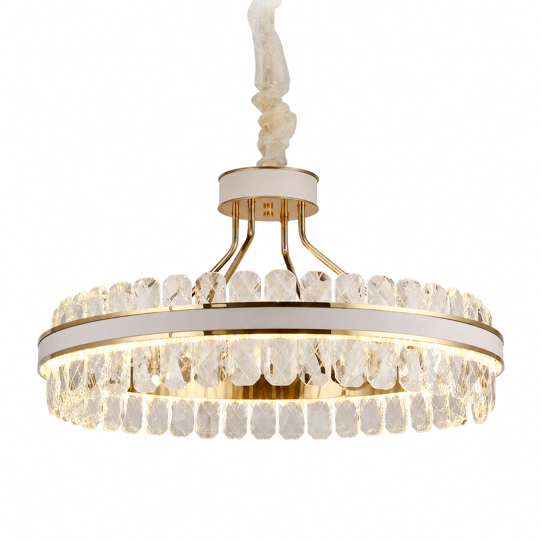 Cintura Leather Chandelier — product photo