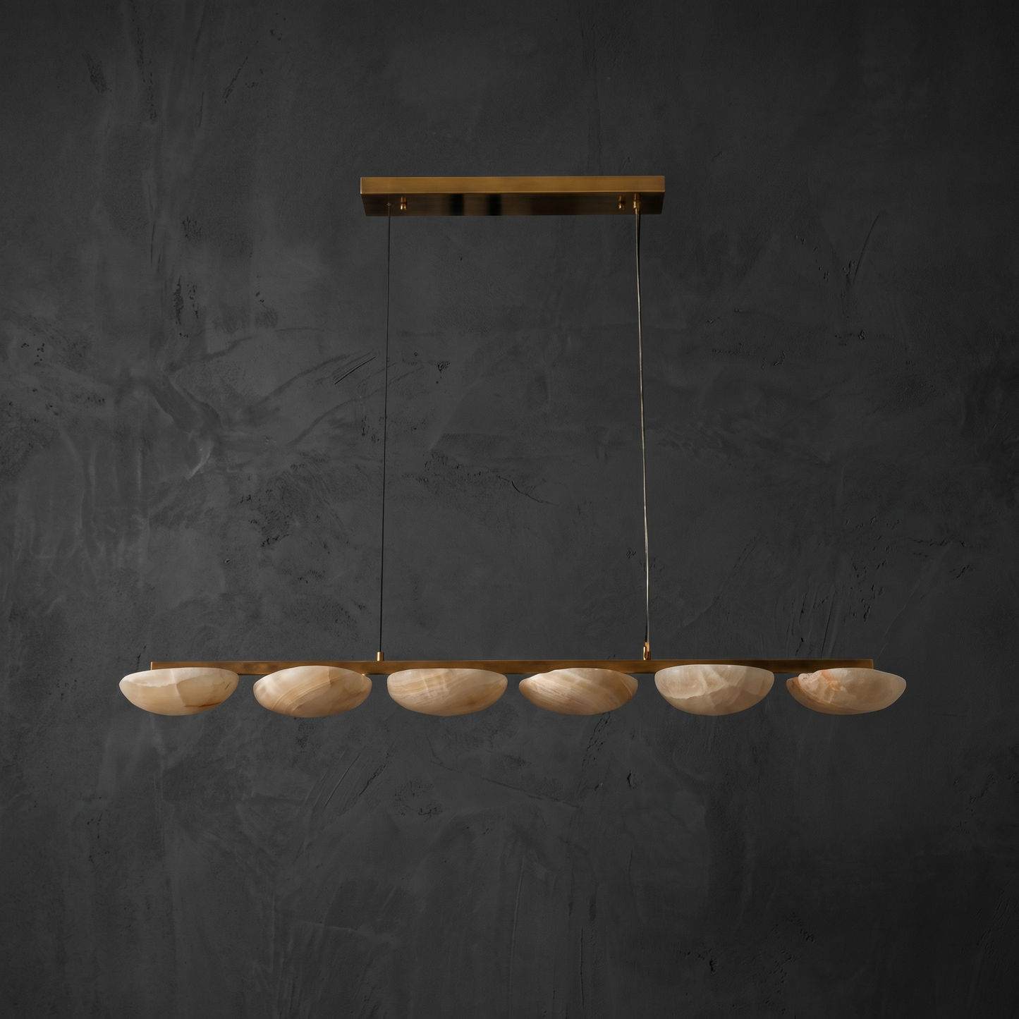 Yiosi Ciottolo Linear Pebble Chandelier - Image 2