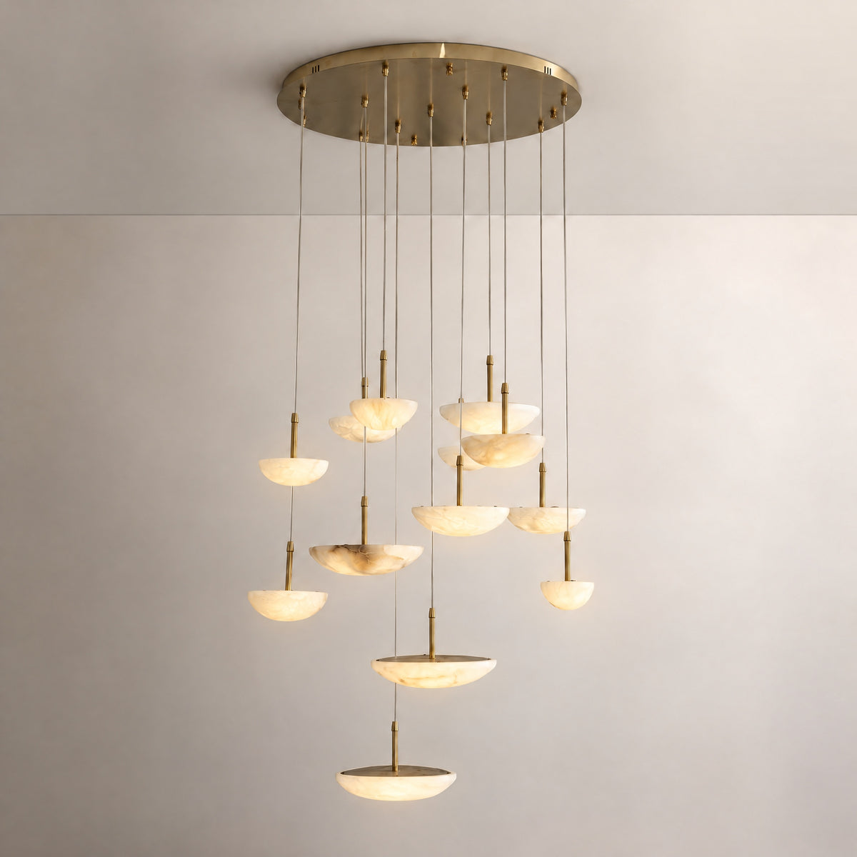 Ciottolo Modern Alabaster Pendant Light Fixtures