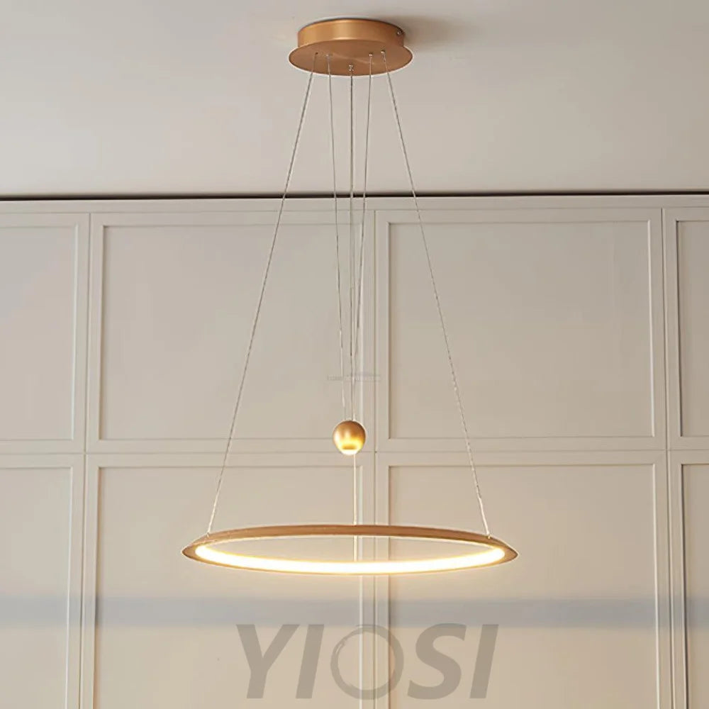 Circular LED Chandelier ∅ 23.6″ - ring-1-Yiosilamp