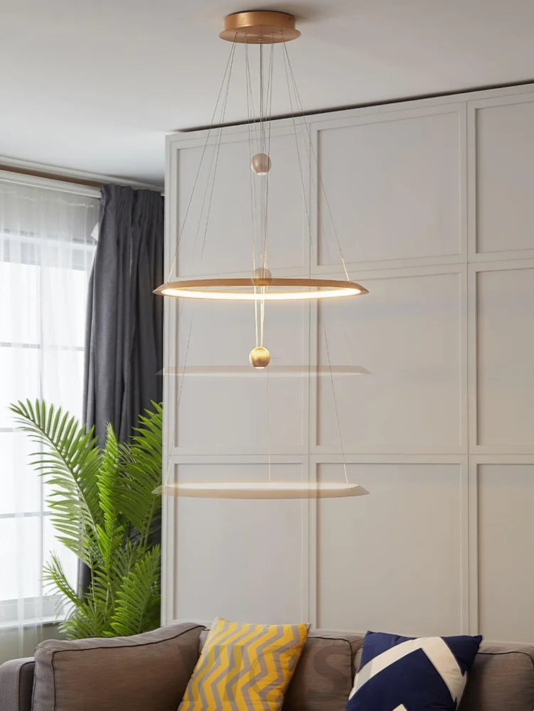 Circular LED Chandelier ∅ 23.6″ - ring-1-Yiosilamp