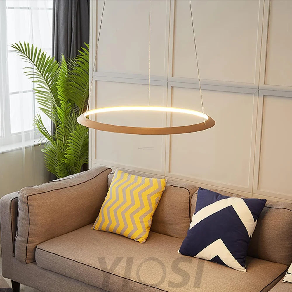 Circular LED Chandelier ∅ 23.6″ - ring-1-Yiosilamp