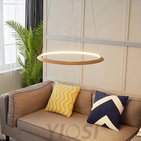 Circular LED Chandelier ∅ 23.6″ - ring-1-Yiosilamp