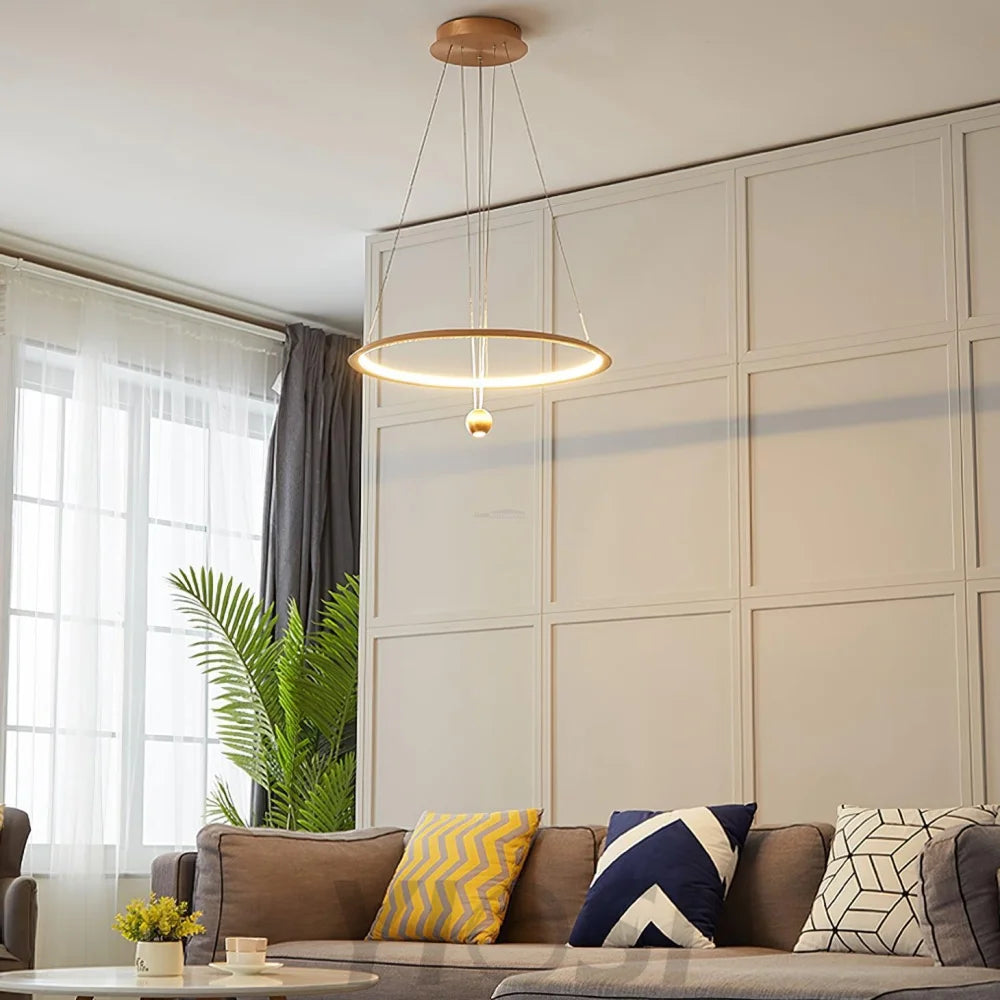 Circular LED Chandelier ∅ 23.6″ - ring-1-Yiosilamp