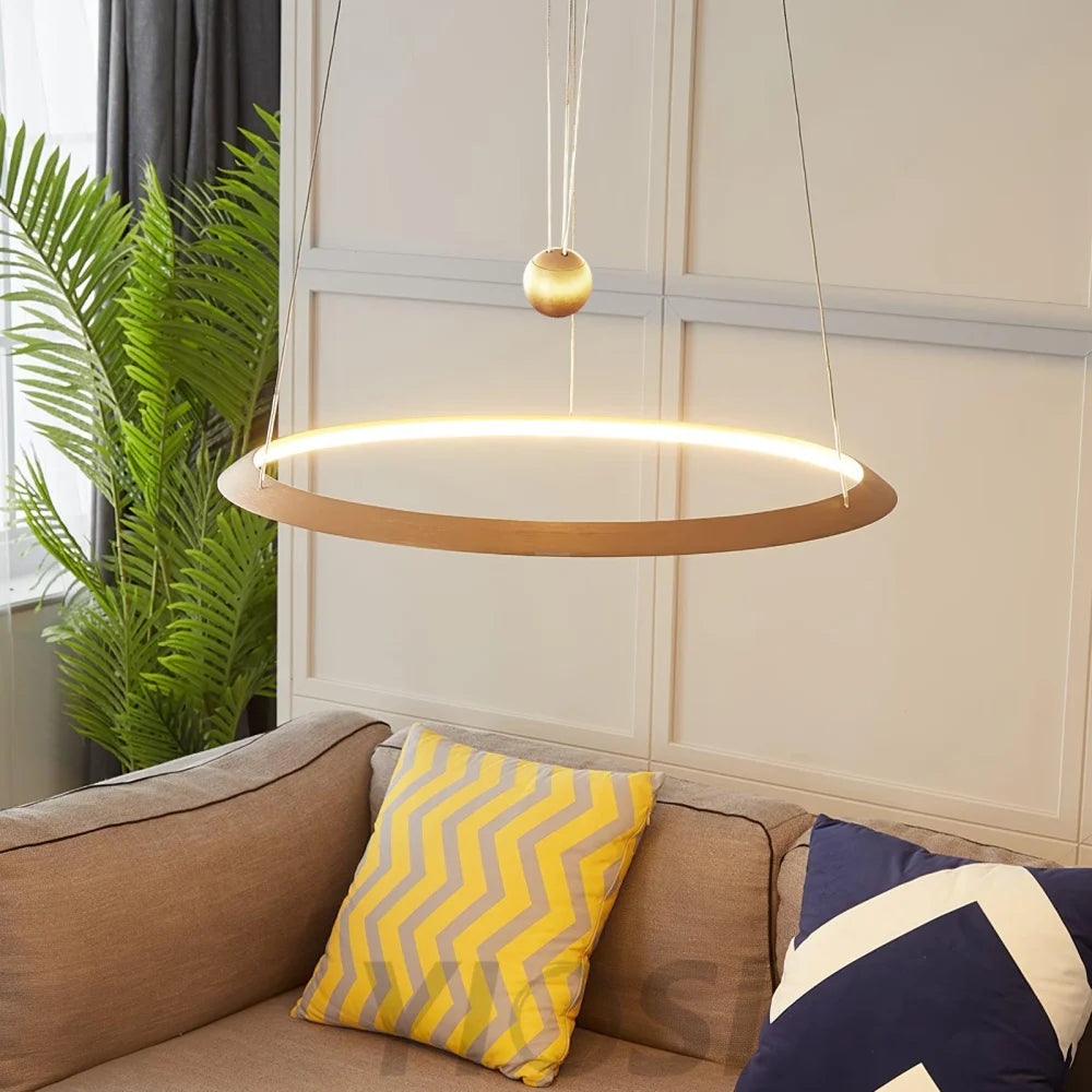 Circular LED Chandelier ∅ 23.6″ - ring-1-Yiosilamp