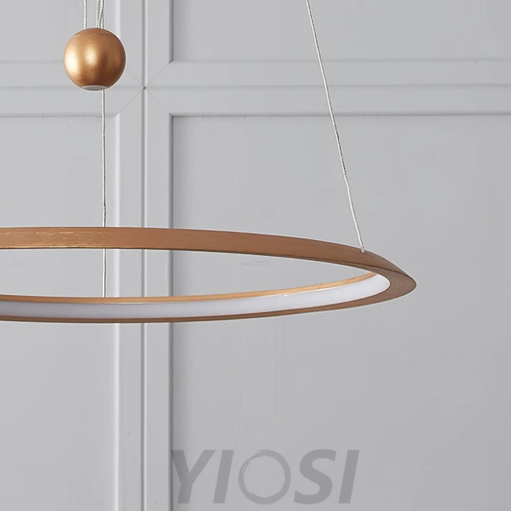 Circular LED Chandelier ∅ 23.6″ - ring-1-Yiosilamp
