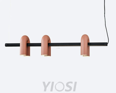 Cirkus Black Round/Linear Chandelier - Yiosilamp
