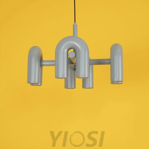 Cirkus Black Round/Linear Chandelier - Yiosilamp