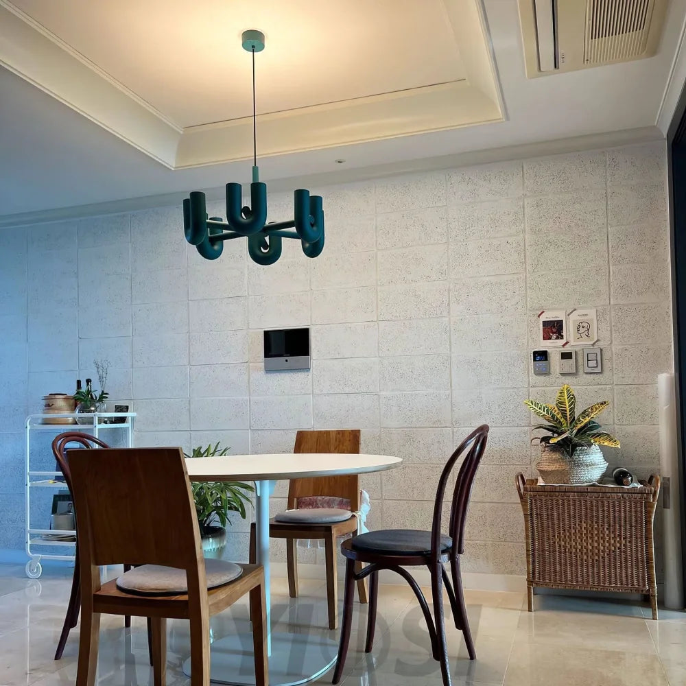 Cirkus Black Round/Linear Chandelier - Yiosilamp