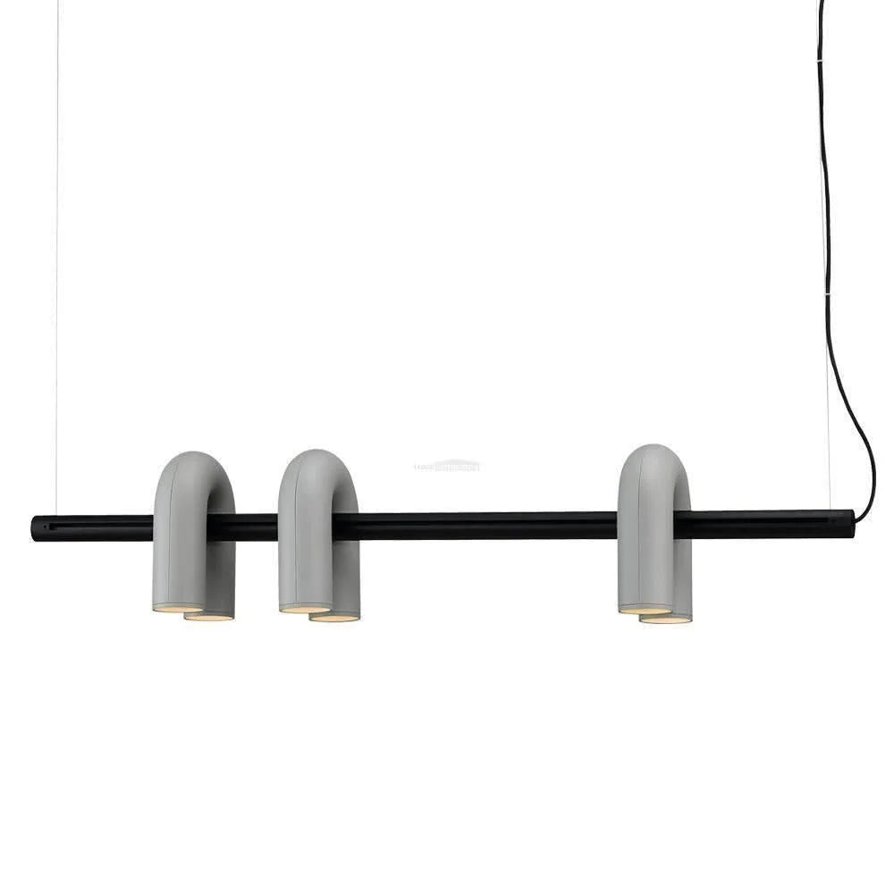 Cirkus Black Round/Linear Chandelier - Yiosilamp