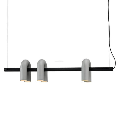 Cirkus Black Round/Linear Chandelier - Yiosilamp