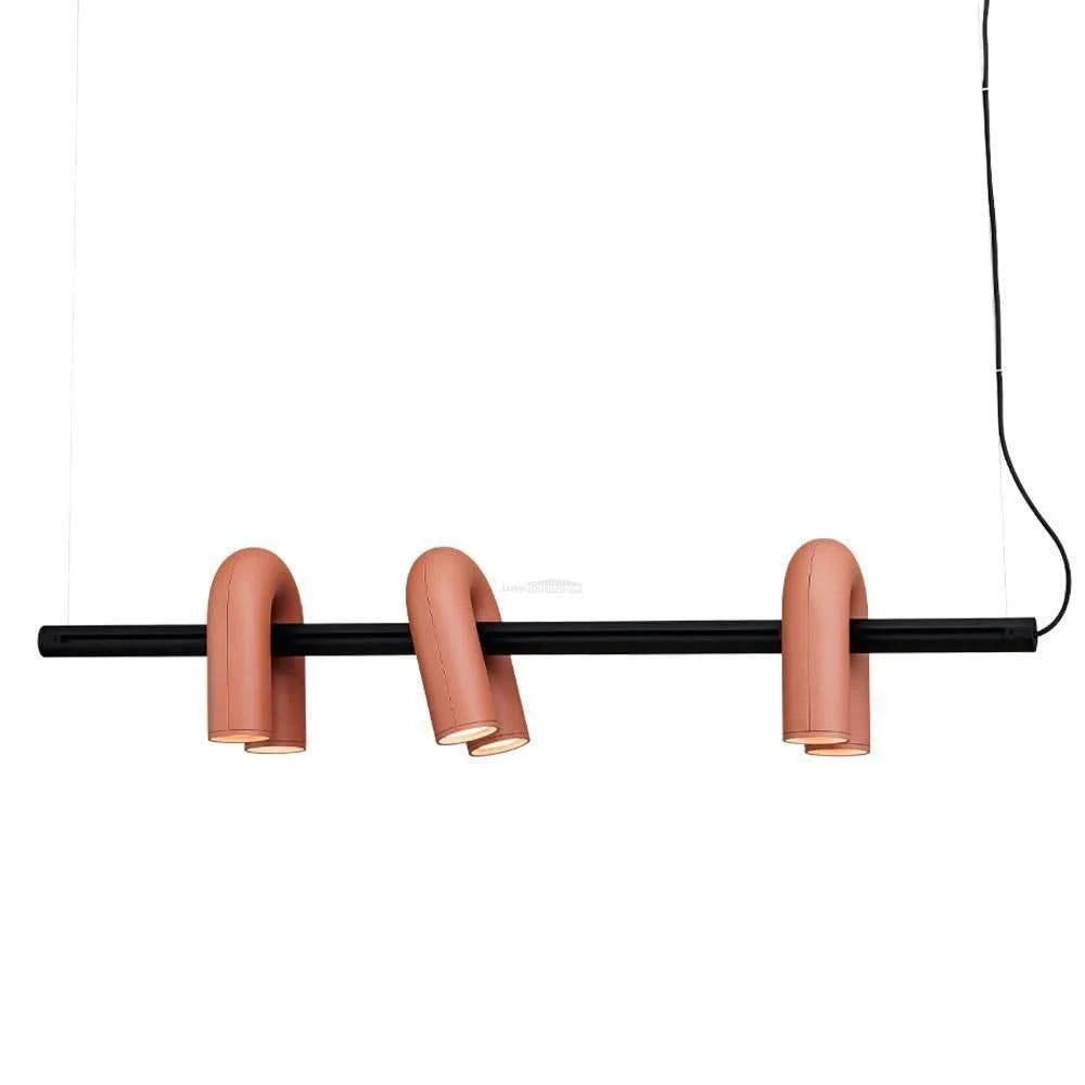 Cirkus Black Round/Linear Chandelier - Yiosilamp