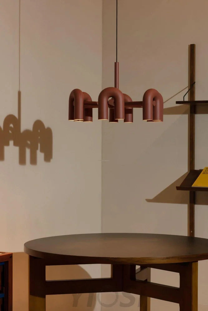 Cirkus Black Round/Linear Chandelier - Yiosilamp
