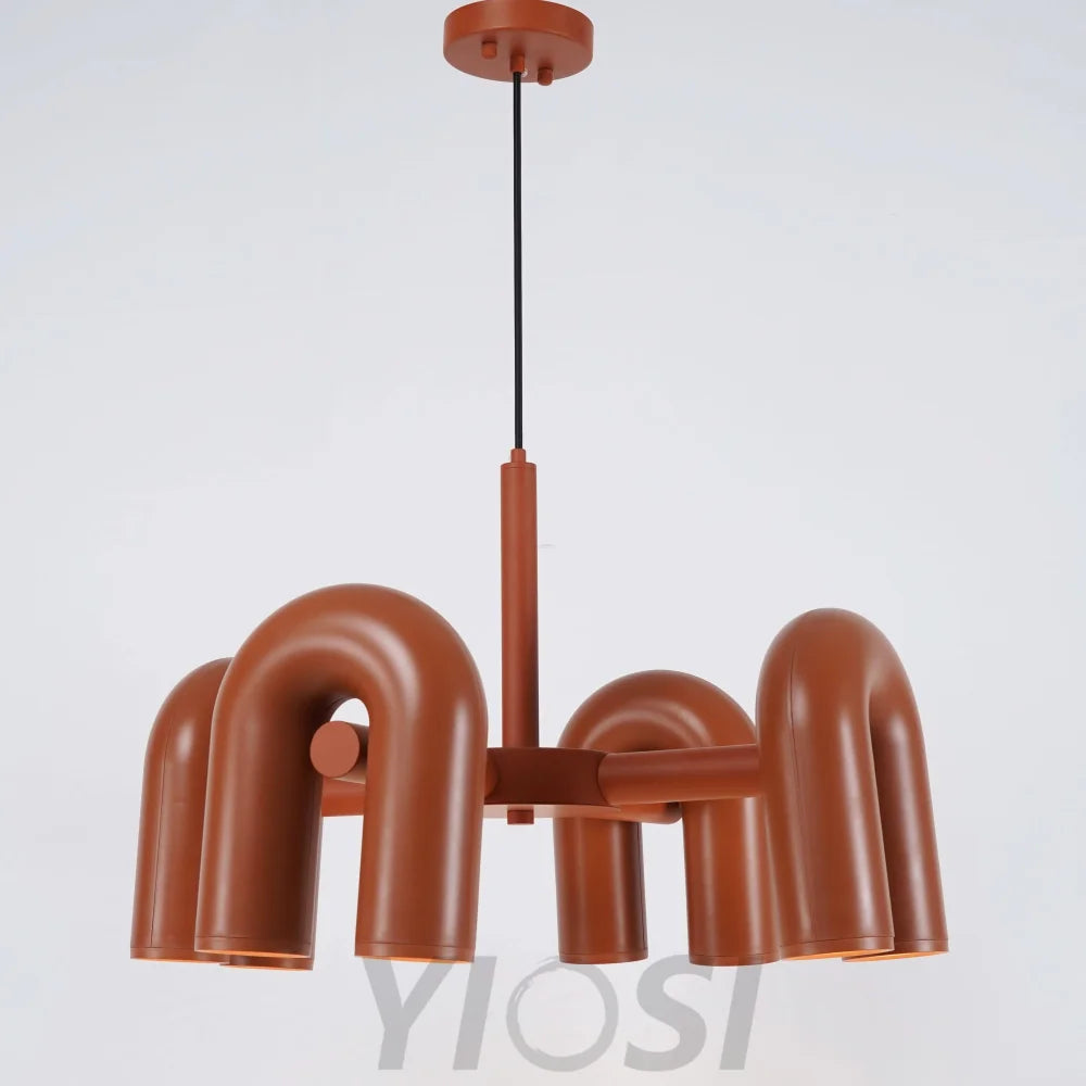 Cirkus Black Round/Linear Chandelier - Yiosilamp