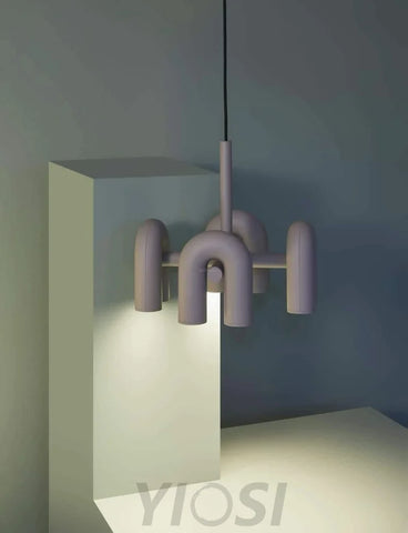 Cirkus Black Round/Linear Chandelier - Yiosilamp