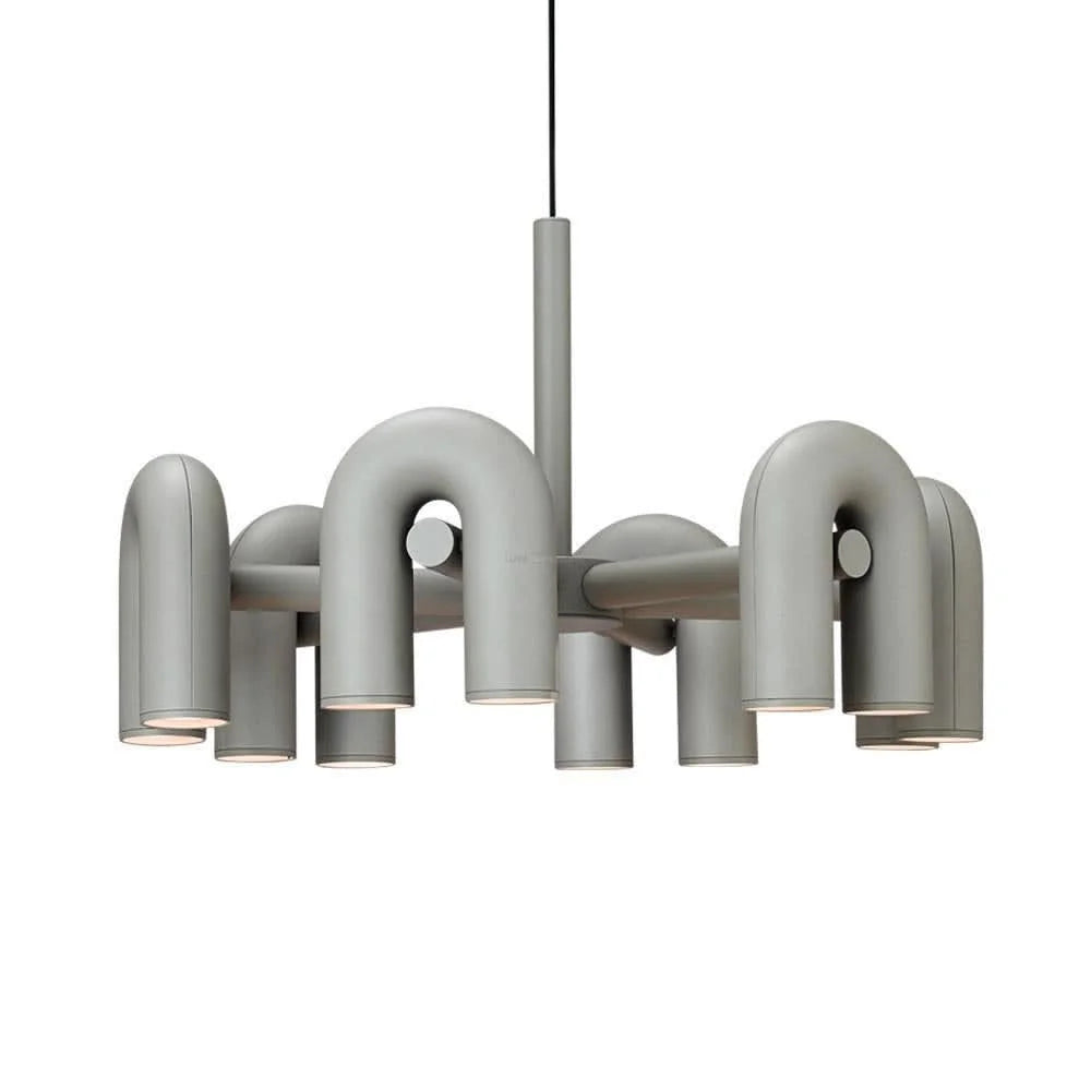 Cirkus Black Round/Linear Chandelier - Yiosilamp