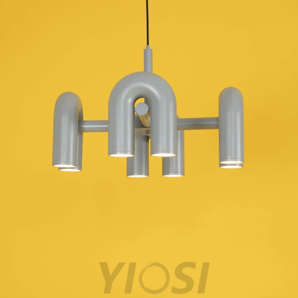Cirkus Black Round/Linear Chandelier - Yiosilamp
