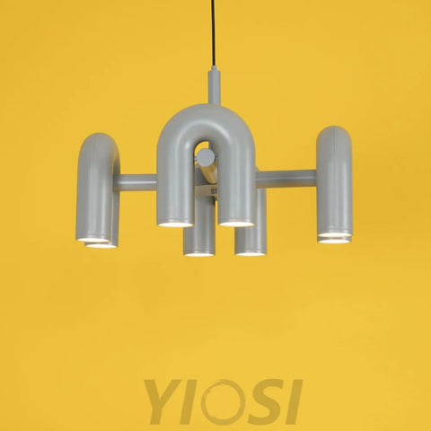 Cirkus Black Round/Linear Chandelier - Yiosilamp