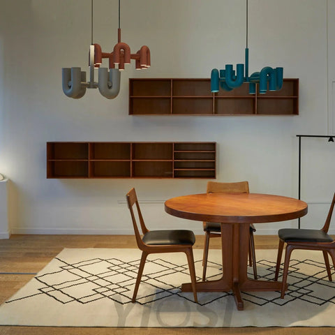 Cirkus Black Round/Linear Chandelier - Yiosilamp