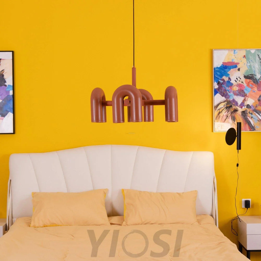 Cirkus Black Round/Linear Chandelier - Yiosilamp
