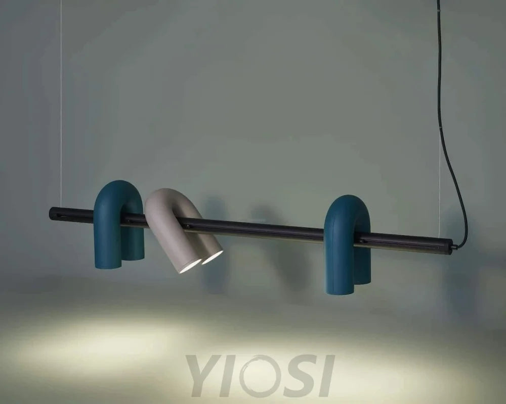 Cirkus Black Round/Linear Chandelier - Yiosilamp