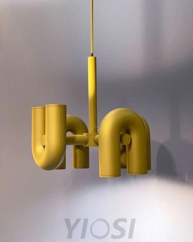 Cirkus Black Round/Linear Chandelier - Yiosilamp