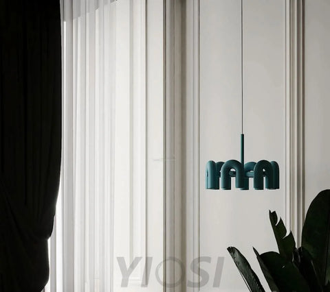 Cirkus Black Round/Linear Chandelier - Yiosilamp