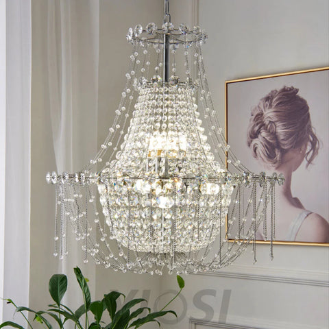 Classic Empire Crystal Chandelier Luxury Lighting