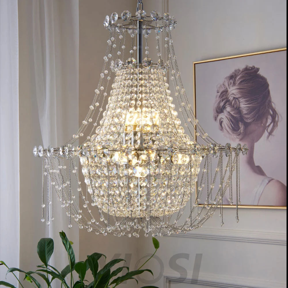 Classic Empire Crystal Chandelier Luxury Lighting