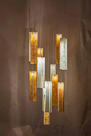 Cluster Glass Chandelier Chandelier - Cluster-1-Yiosilamp