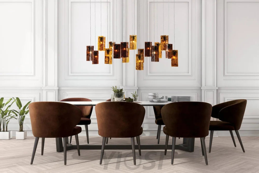 Cluster Glass Chandelier Chandelier - Cluster-1-Yiosilamp
