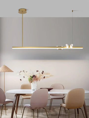 Cohen Butterfly Linear Chandelier - Butterfly-1-Yiosilamp