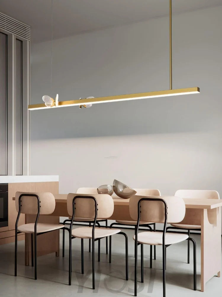 Cohen Butterfly Linear Chandelier - Butterfly-1-Yiosilamp