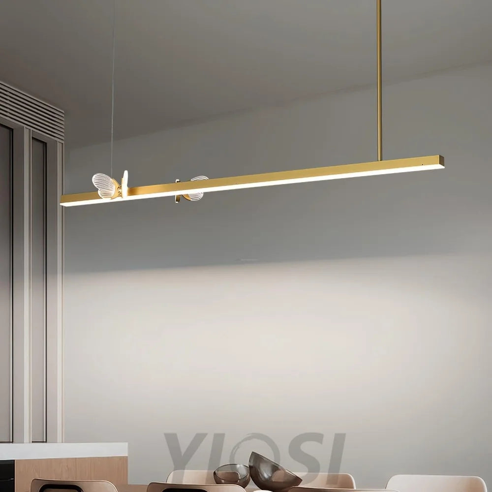 Cohen Butterfly Linear Chandelier - Butterfly-1-Yiosilamp