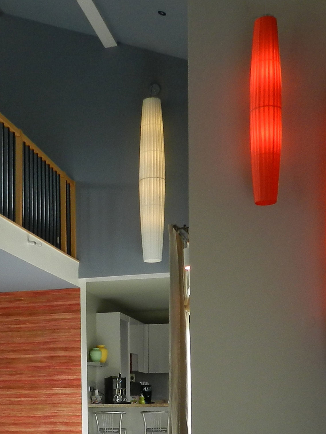Colonne Modern Rattern Pendant Lighting For Staircase