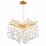 Color-Changing Style - Clear Light Money String Round Pendant 1200 - Gold