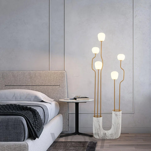 Comet Floor Lamp ∅ 18.9″ - Geometry-1-Yiosilamp