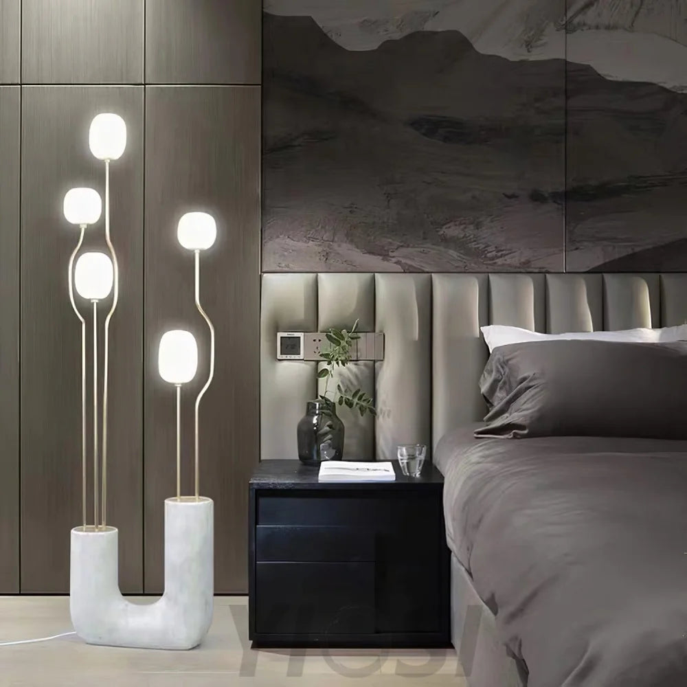 Comet Floor Lamp ∅ 18.9″ - Geometry-1-Yiosilamp