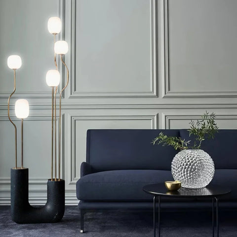 Comet Floor Lamp ∅ 18.9″ - Geometry-1-Yiosilamp