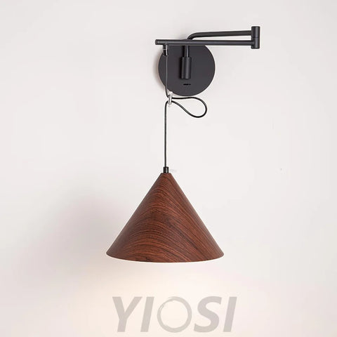 Cone Swing Arm Wall Sconce - Grain, Swing Arm Sconce-1-Yiosilamp