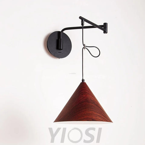 Cone Swing Arm Wall Sconce - Grain, Swing Arm Sconce-1-Yiosilamp