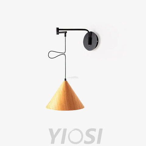 Cone Swing Arm Wall Sconce - Grain, Swing Arm Sconce-1-Yiosilamp