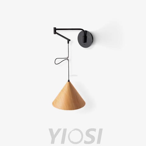Cone Swing Arm Wall Sconce - Grain, Swing Arm Sconce-1-Yiosilamp