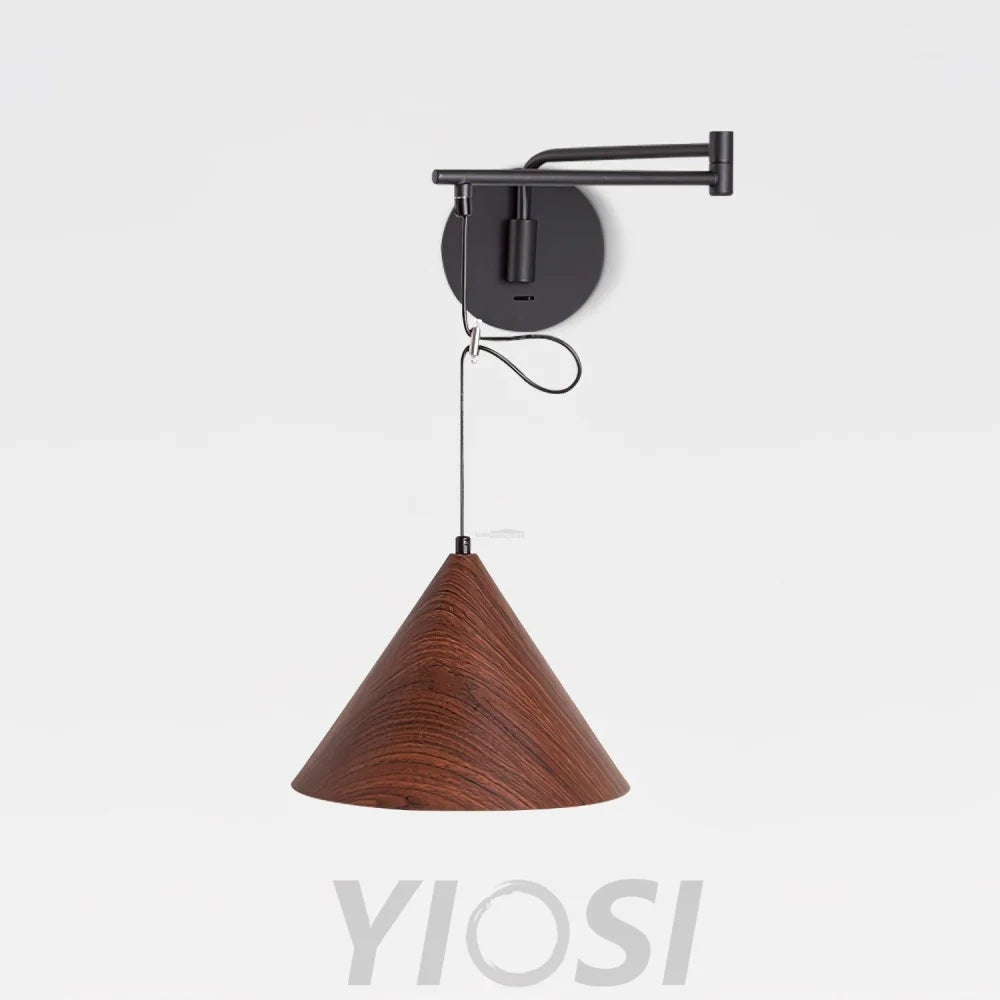 Cone Swing Arm Wall Sconce - Grain, Swing Arm Sconce-1-Yiosilamp