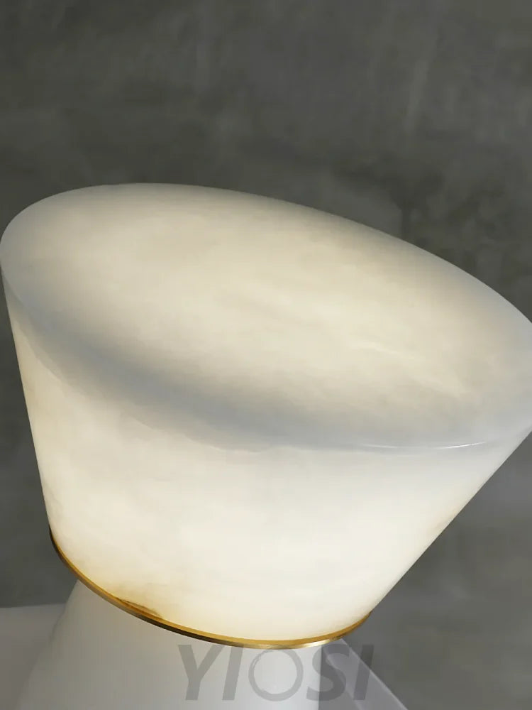 Conical Beta Marble Table Lamp