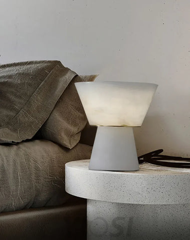 Conical Beta Marble Table Lamp