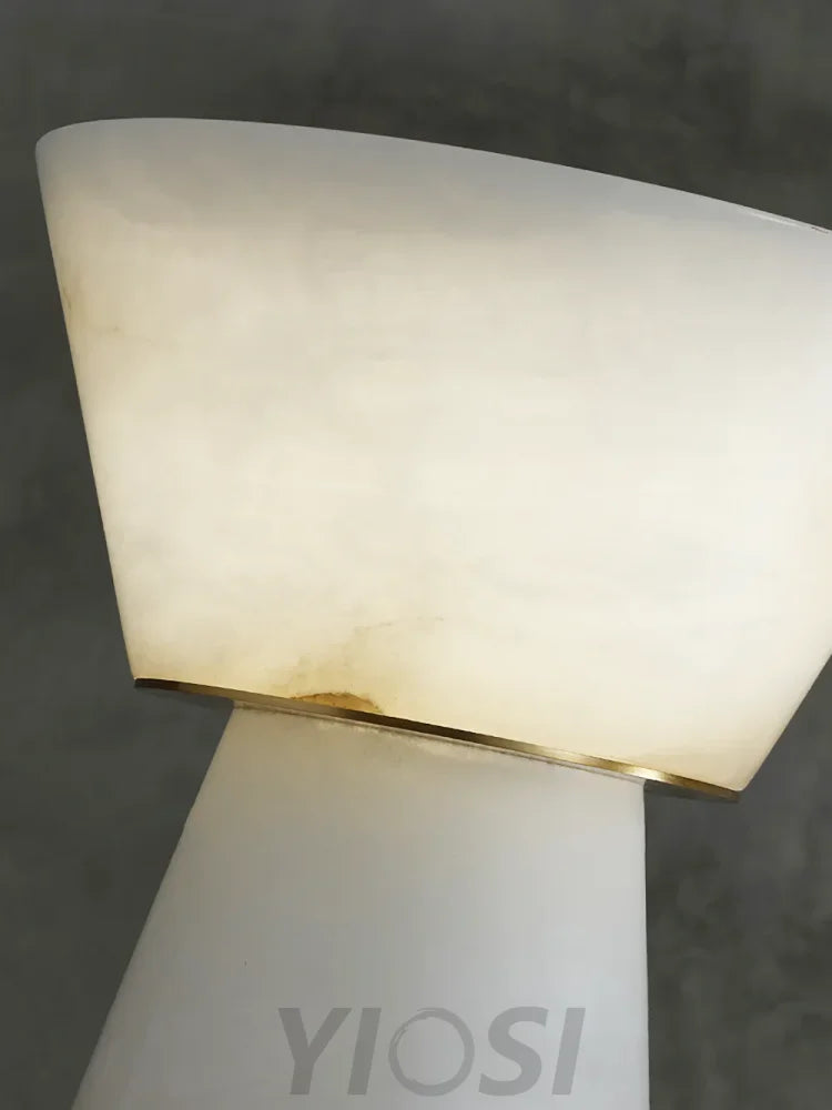 Conical Beta Marble Table Lamp